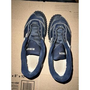 Ringor Pure Leather Softball Turf Shoe Blue Women Size 9.5 Men 7.5